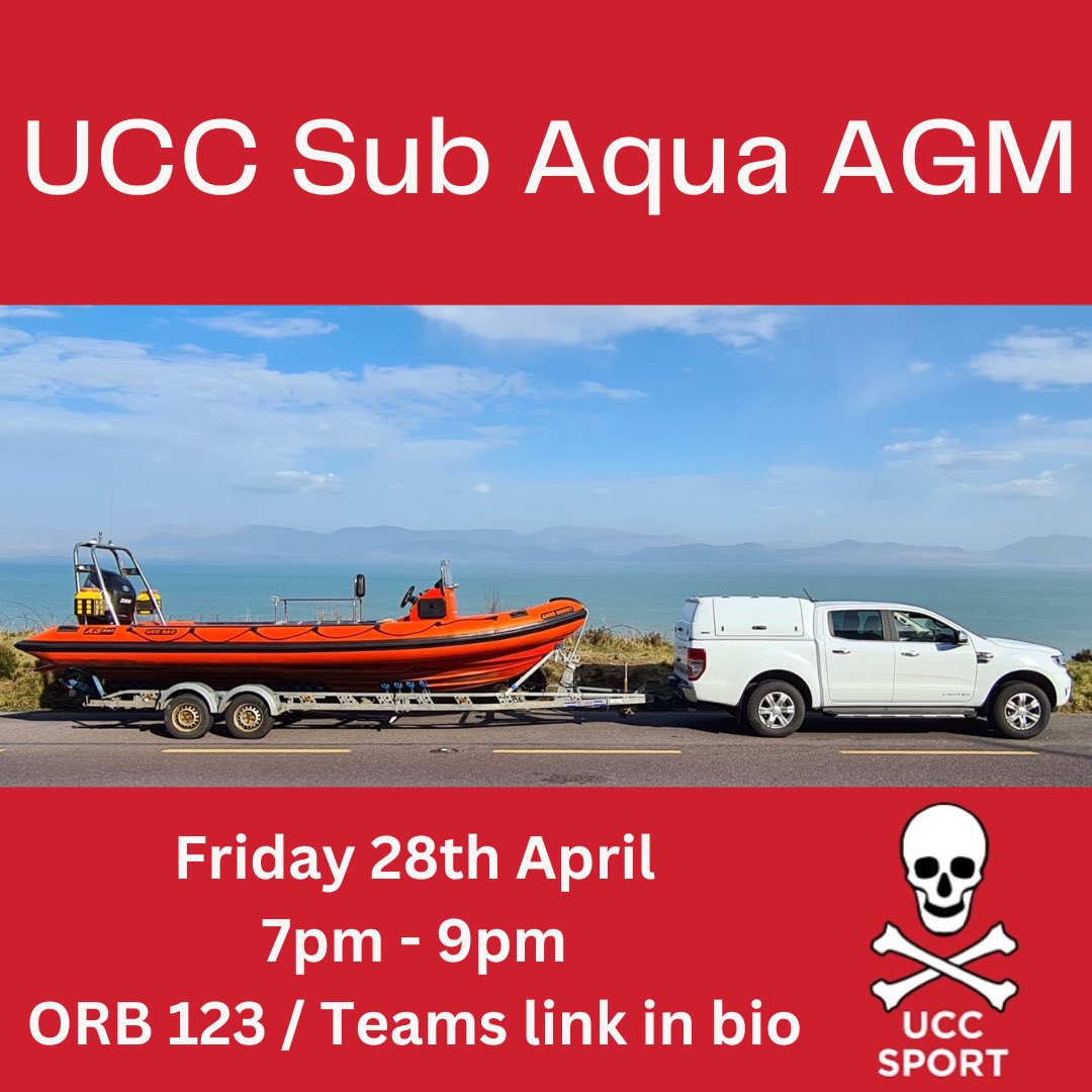 uccsubaqua's tweet photo. The Club AGM is on tonight from 7-9 in ORB 123. 

This is a chance for you all to have a say in the club, join the committee and help plan for the next year and summer of diving. 

Hope to see as many of you there as possible. There’s also a teams link in our bio ☺️ https://t.co/c28UIHvSv9