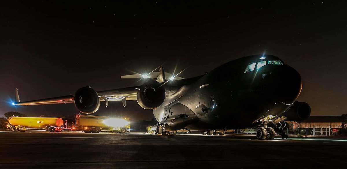 Large military aircraft are expected to operate & conduct #NVG training at @RAF_Wittering from 22 - 26 May 2023 inclusive. 
@EquineTraining @StamfordTC @burghleyhouse
@RAFEquestrian @RDAnational @BritishHorse
@Mercury1712