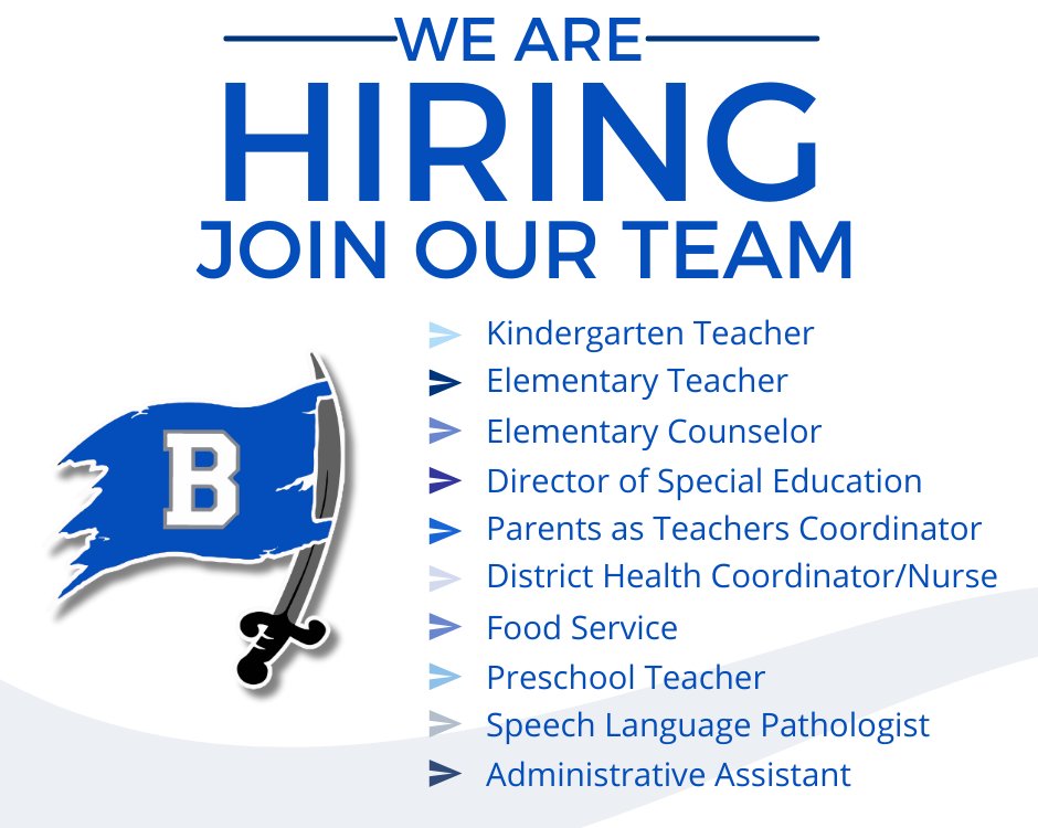The wait is over; your spot is open and waiting, education folks! Come and join our team! boonville.tedk12.com/hire/index.aspx #hiring