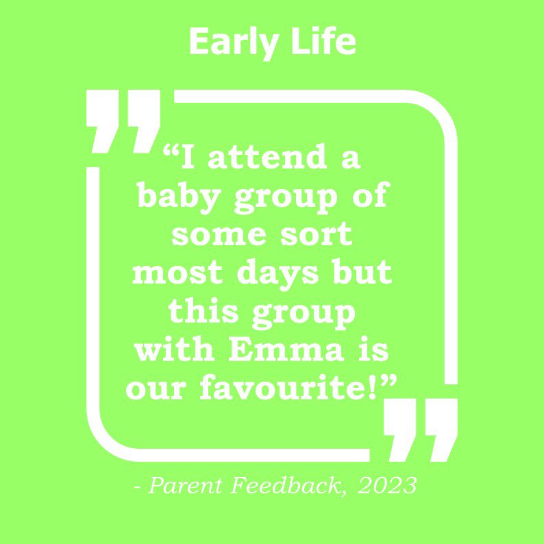 EarlyLifeGroup's tweet photo. 💟 Feedback Friday 💟
We are so privileged to have such wonderful parents who allow us to share a special part of their maternity leave with them. We couldn’t do the groups without you and your little ones-so thank you!🥰
#earlylifegroup #earlylifeprogramme #first1001days #FFET https://t.co/1BTrqp937R