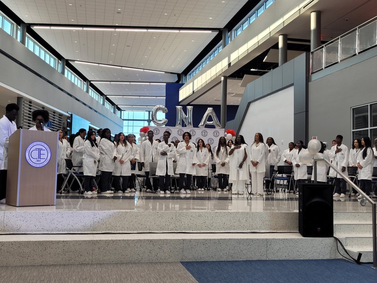 Alief_Career's tweet photo. 2022-2023 ACAC CNA Pinning Ceremony. @AliefISD @AliefCTE @CNAAliefISD @GreerMorris4 Alief Independent School District #ChooseAlief #ACACOneTeam #CTECNA https://t.co/ZAQFVVB5ah