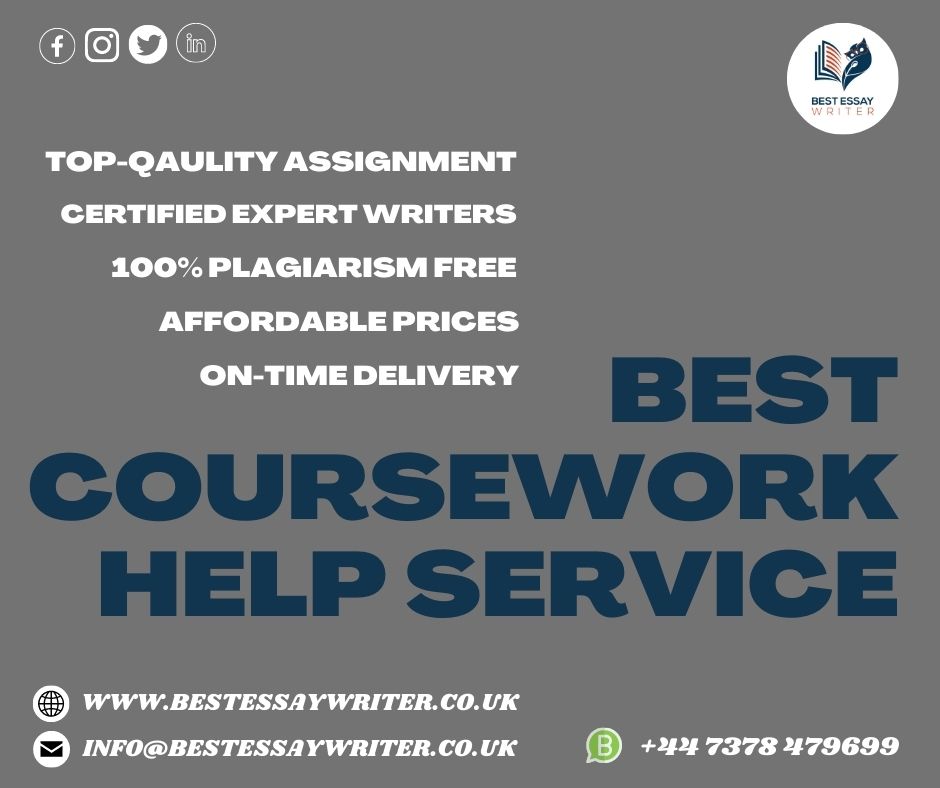 BestEssayWrit13's tweet image. Be confident! Because you choose our Coursework Writing Help Services. We prefer that you choose your assignment before the deadline. We firmly uphold our promises and never compromise on quality.
#coursework #courseworkwriting #courseworkwritinghelp #courseworkassignmentwriting