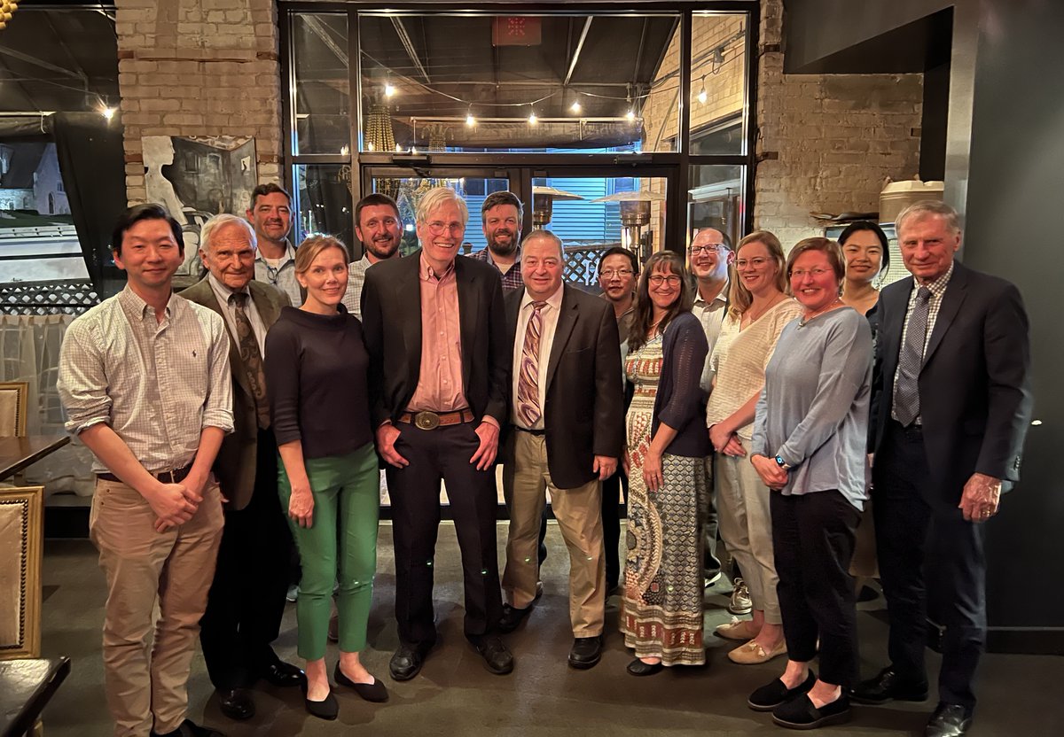 CurtSigmund's tweet photo. A wonderful evening with @MCWPhysiology at Firefly celebrating Dr. Julian Lombard's retirement. https://t.co/QXZ3eS37ov