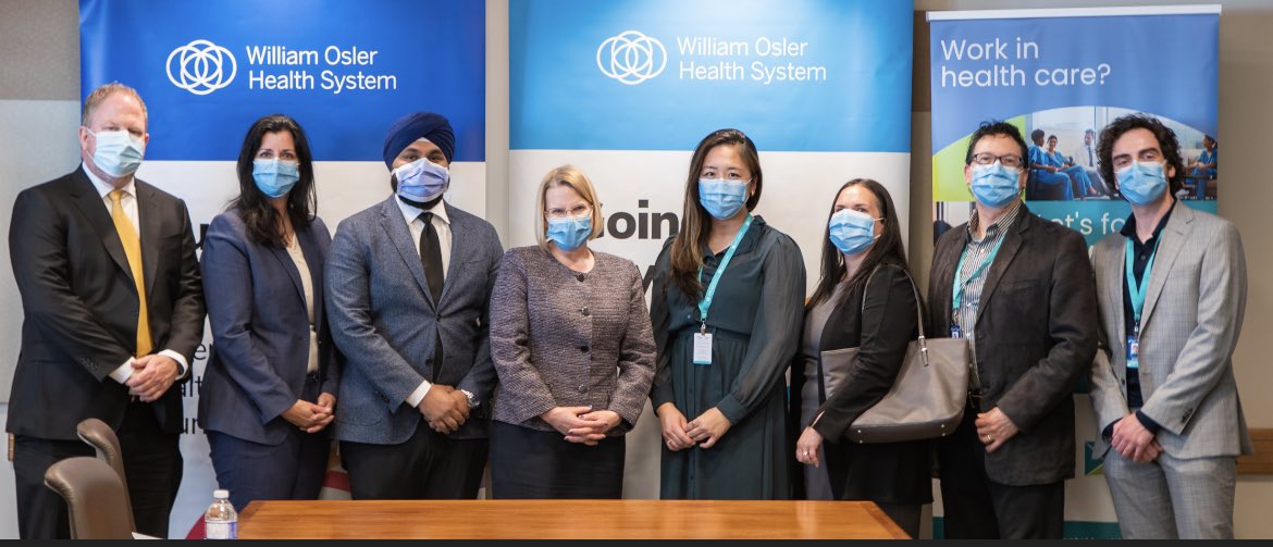 Thank you to Minister @sylviajonesmpp, MPP <a href="/hardeepgrewal_/">Hardeep Grewal</a> and @oslerhealth for meeting with us to discuss the impact of our Your Health Space program. We’re immensely proud of the psychoeducation this program has been able to offer to health care workers across Ontario.
