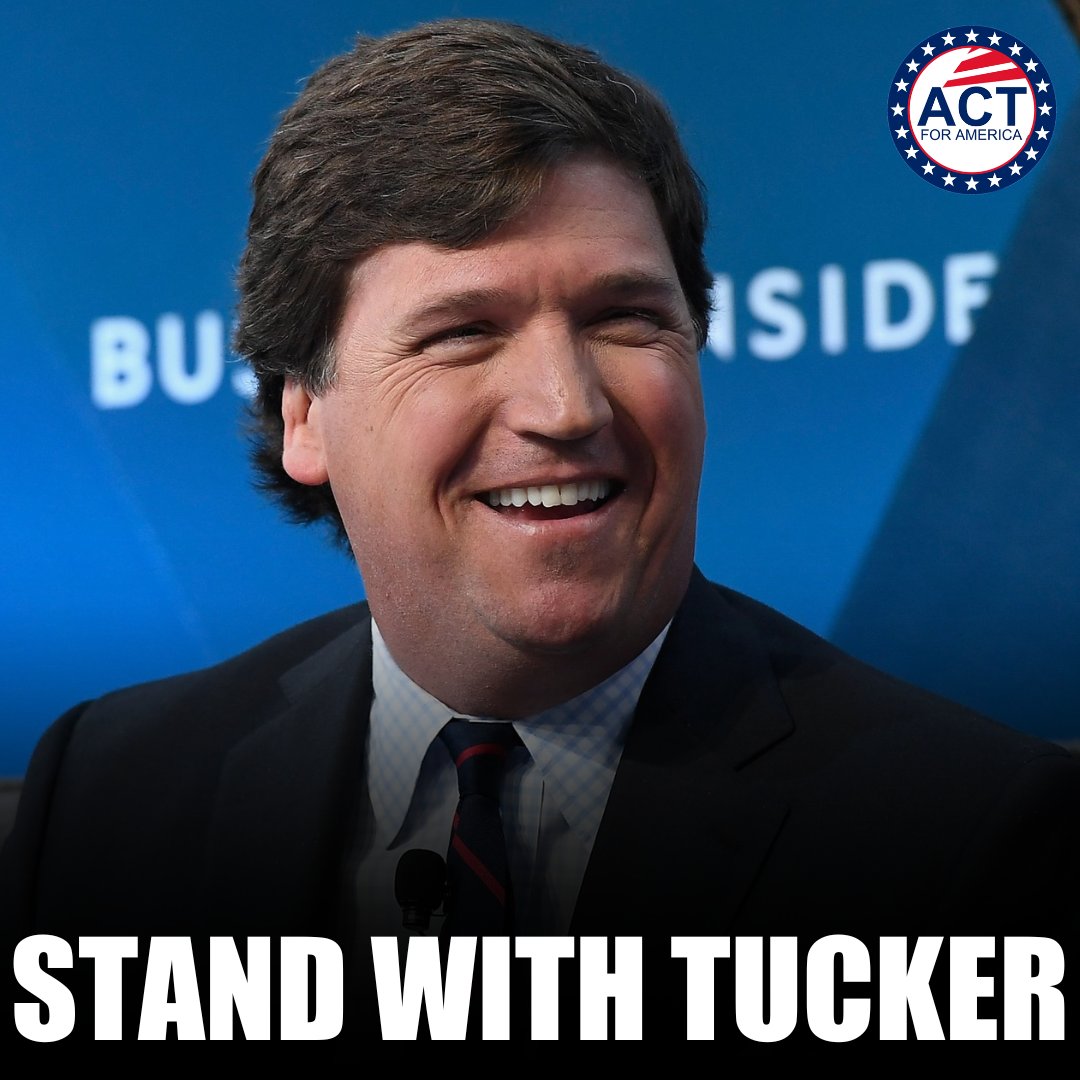 ACTforAmerica's tweet image. Stand with Tucker ➡️ bit.ly/3mUPfnm