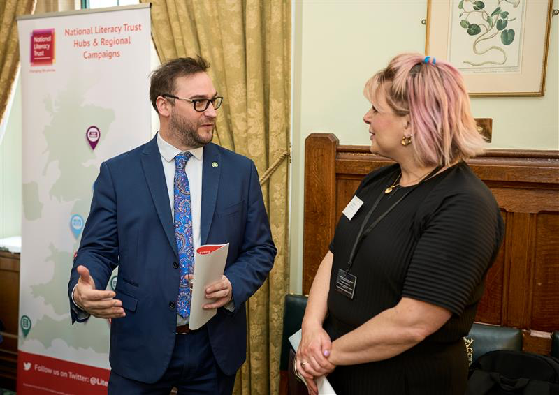 Literacy_Trust's tweet photo. On Tuesday we held a Parliamentary reception with members of our Local Literacy Leaders' Network, and spoke with MPs from our campaign areas across the country. 

Learn more about our place-based model: https://t.co/EZRpSZPKQ1 https://t.co/IR3aKuWIga