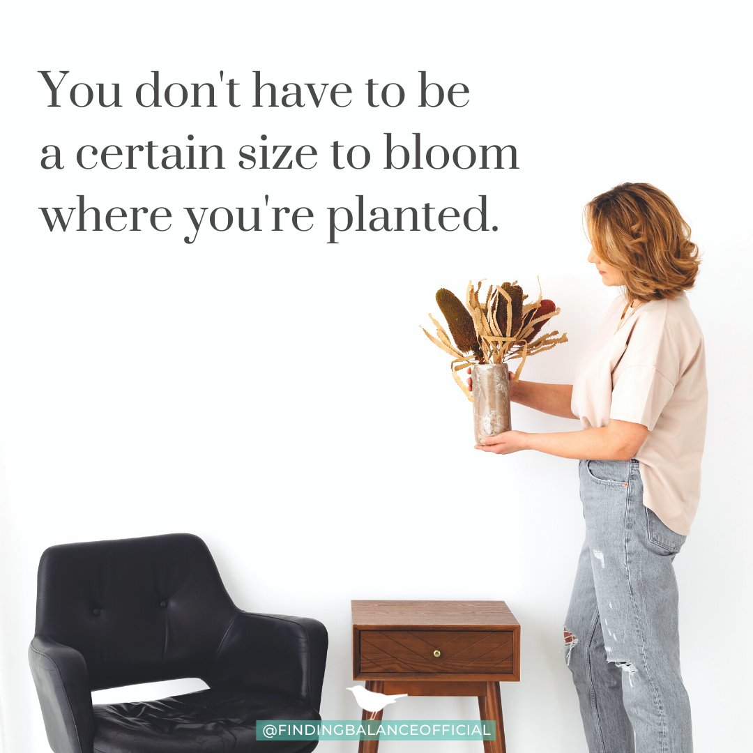 God wants to use you right where you are, just as you are. You don't have change anything about yourself. So stop waiting and bloom right here, right now.

"And do this understanding the present time: The hour has already come for you to wake up from your slumber..." - Romans 13: