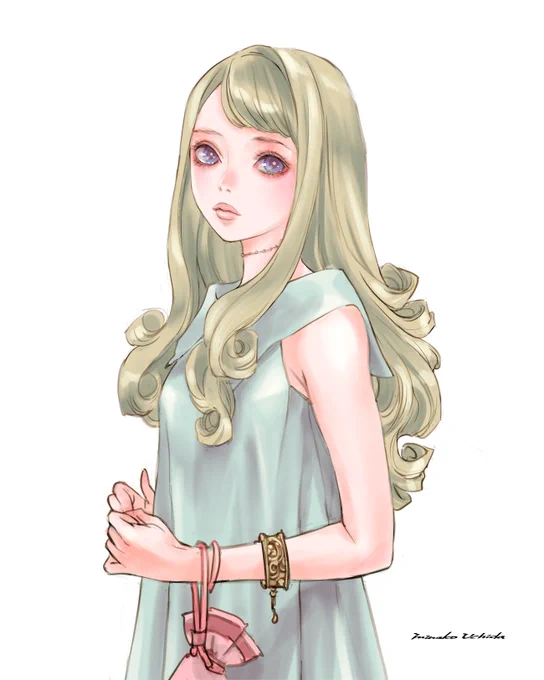 ロングカールで