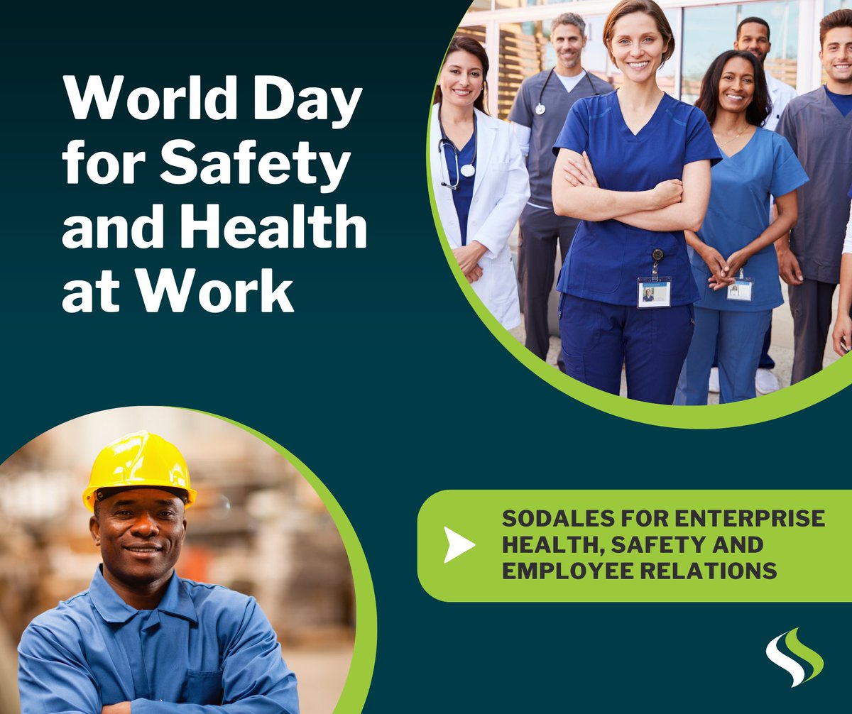 SodalesSol's tweet image. On #WorldDayforSafetyandHealthatWork, let's commit to creating a safe and healthy work environment for everyone!

#shwday #worldwhsday #SafetyAtWork #HealthAtWork