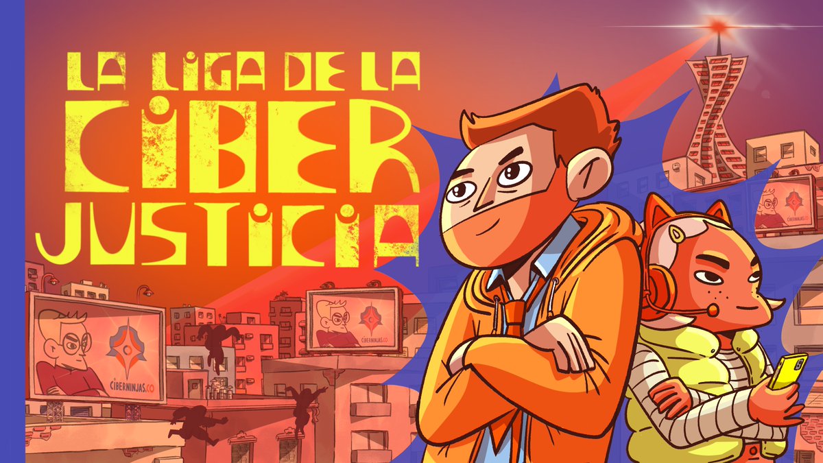 SMARTFENSE's tweet photo. El futuro llegó, ya no quedan organizaciones en pie… 😱

¿Podrán Will y Sara salvar a 🦇Ciudad Cibergótica🦇 de los malvados ciberninjas?🥷
 ☠

Descúbrelo en el nuevo cómic de 💥#SMARTFENSE💥

Próximamente…

#ciberseguridad #concienciacion #concientizacion #ciso #infosec https://t.co/950SB0ClBs