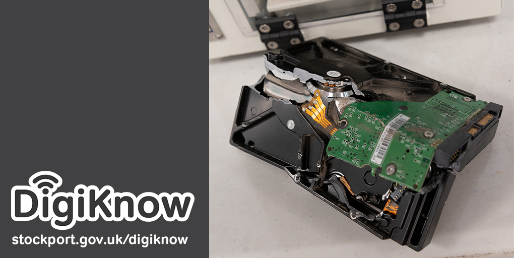 Donate devices to <a href="/CommunityComput/">Community Computers</a> and your data is professionally wiped or destroyed for free before it's recycled.  
Have questions about data security? To learn more about the robust data destruction processes call 0161 476 2777 or visit: orlo.uk/7cbKc #DigiKnow