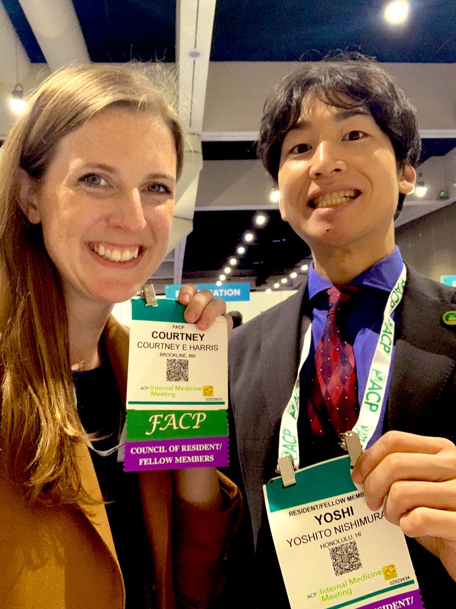An amazing day meeting up old friends and making new ones at Day 1 of #IM2023. Celebrating becoming a <a href="/ACPIMPhysicians/">ACP</a> FACP at the convocation last night was the cherry on top. 

Looking forward to Day 2! #ACPResFel