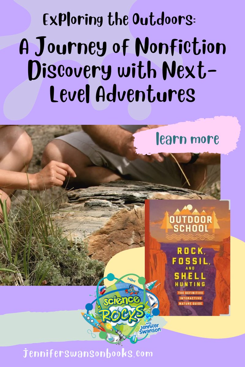 Summer is approaching, it's time to Get Outside and go on an Adventure!! Go find some #rocks #fossils and #shells #outdoorschool #getoutside #goonanadventure #conservation #stem
#stemactivities @storitopia @kidssolve @steamteambooks @odddotbooks @mackidsbooks