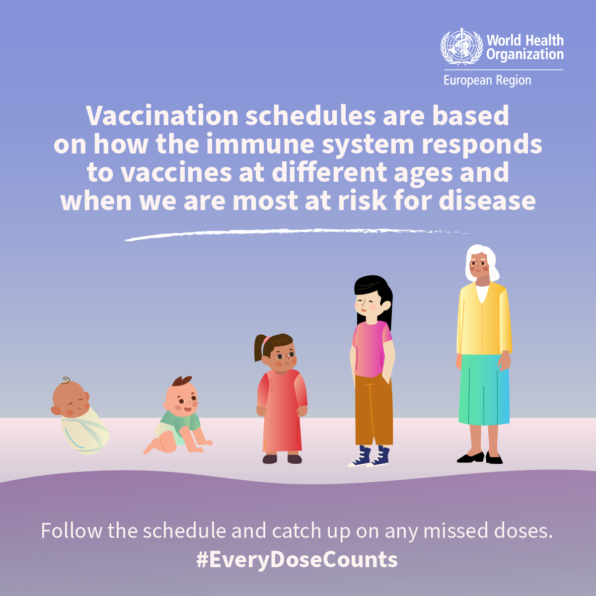 National routine immunization schedules are based on how children’s immune systems respond to vaccines at various ages and when they are most at risk for disease. Understanding the importance of vaccination can save your life or the life of someone you love. 😇
#Everydosecounts