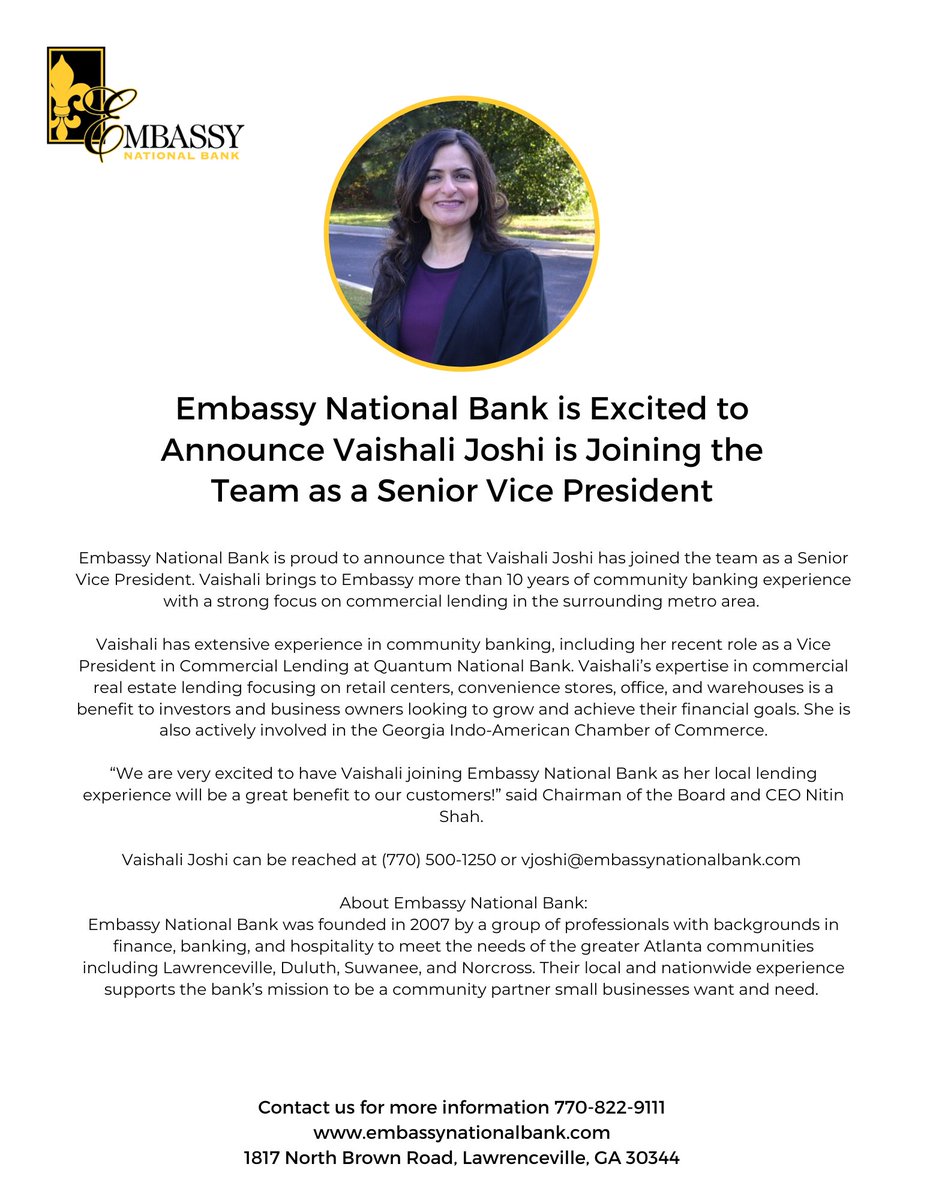 Embassy National Bank tweet media