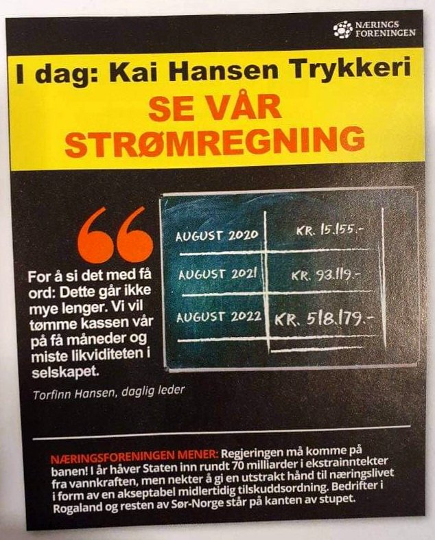 SaschaLiberte's tweet image. Bedrift etter bedrift går nå konkurs, mens folket passivt sitter og ser på - blendet av almisser fra 'den store allmektige staten'.

Er du klar for å ta til gatene for å kreve arvesølvet vårt tilbake?

#JegBetalerIkke #Protest #strømpriser #strømpris #arvesølvet