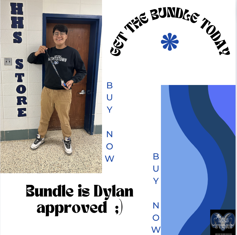 HightstownStore's tweet photo. Dylan says to buy the bundle today ◡̈ HHS store is open during both lunches ABCD days https://t.co/G2UDsB4KMM
