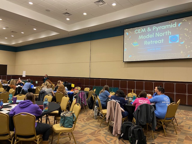 MNCOE11's tweet photo. The Classroom Engagement Model and Pyramid Model North Retreat is underway in Bemidji. Teams are ready to share and learn. It is going to be a great day! #MNCoE https://t.co/sU0qc58ajZ