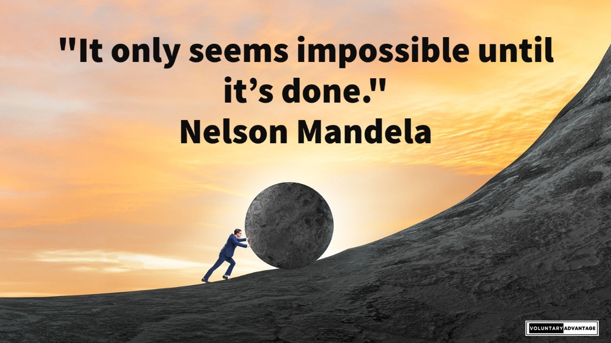 In the words of Nelson Mandela, "It only seems impossible until it's done".

We'll remind you of this one in 4th quarter 😀

Enjoy the weekend!

#inspiration #leadership #work
