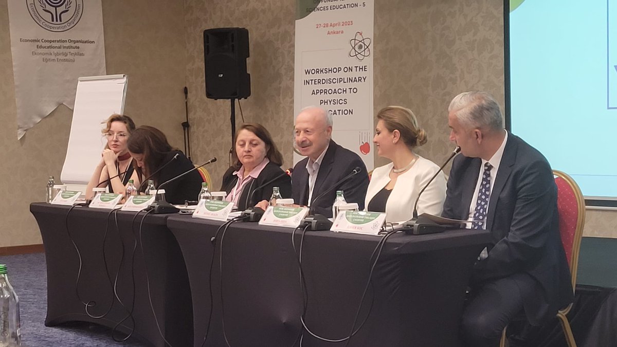 eco_ei's tweet photo. The Teacher's Panel continues with Caner Koç @canerkoc76 of @sinavegitim, Derya Özen @derya_ozen_ of @etimesgutbilse1,  Hüsnü Akalın of @BilimRenko, Arife Parmaksizoglu of @tcmeb, Dr. Meral Güngör Babaoğlu @meralbabaoglu of  @YKBilsem06 and İnci Çakır at @Hacettepe1967. https://t.co/obVLlVSwl6
