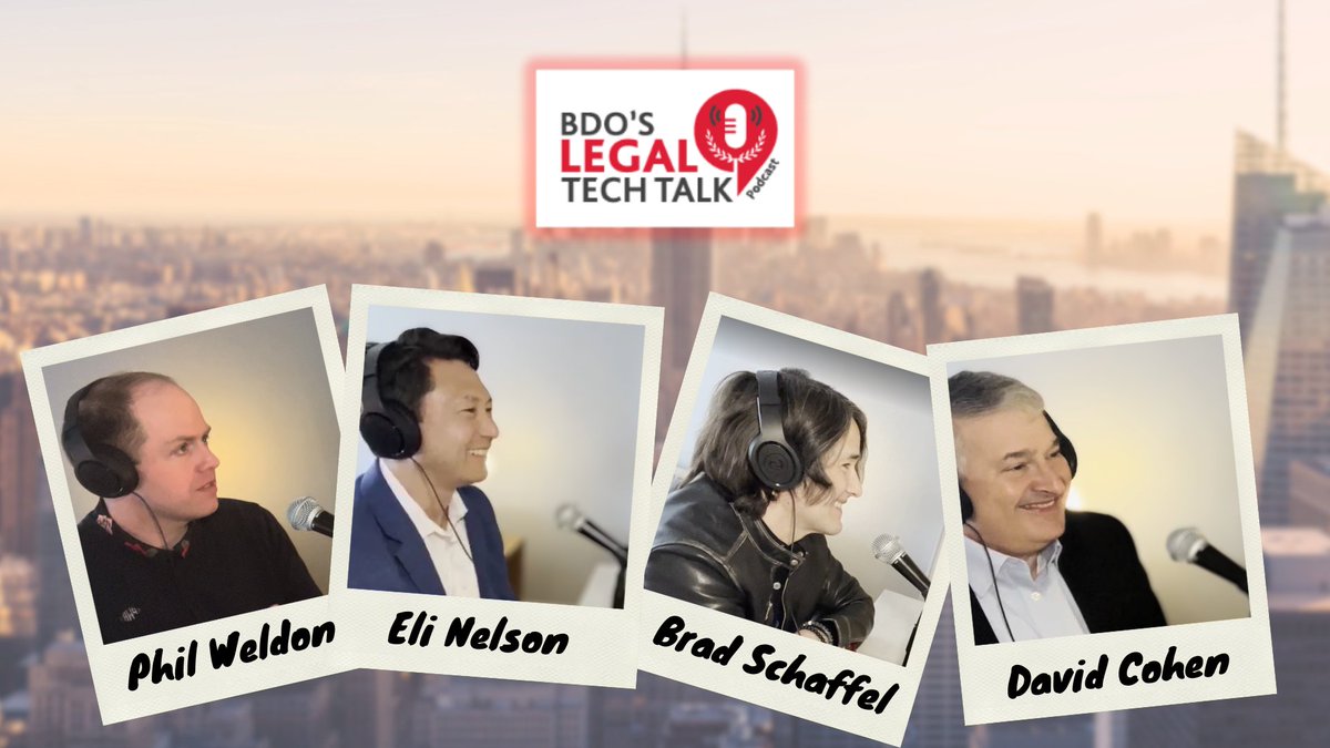 Thanks to everyone for all the great comments on the <a href="/BDO_USA/">BDO USA</a>  #LegalTech Talk #podcast posts this week. 
➡To cap it off,check out our post: "Key Observations from LegalWeek 2023". lnkd.in/gteUP64C. 
➡ What were some of your key takeaways?

#ediscovery #legalprofessional