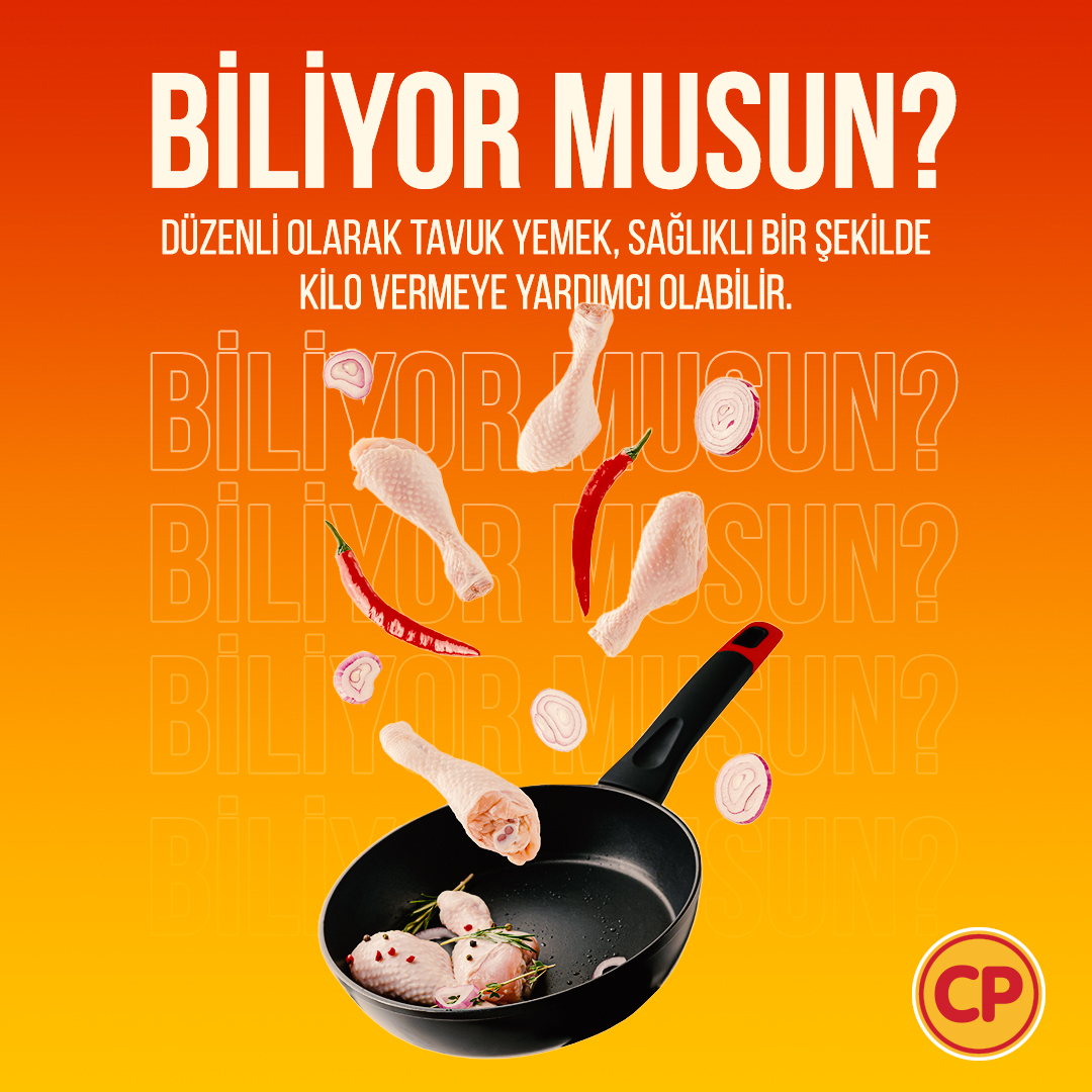 CP_Turkiye's tweet photo. Düzenli olarak tavuk yemenin, sağlıklı bir şekilde kilo vermeye yardımcı olduğunu biliyor muydun?

#cptürkiye #tavuk #chicken #tavuk #nuggets #tenders #lokum #ızgara #lezzet #yemek #food #çıtır https://t.co/roSYwRPzRh