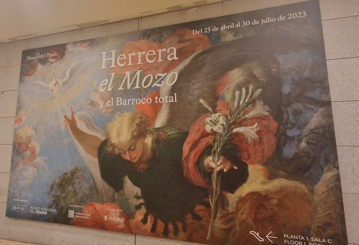 Lo más bonito que he visto hoy me lo llevo a casa. Verde malaquita en este ángel de #HerreraElMozo. Qué maravilla de exposición en el @museodelprado!