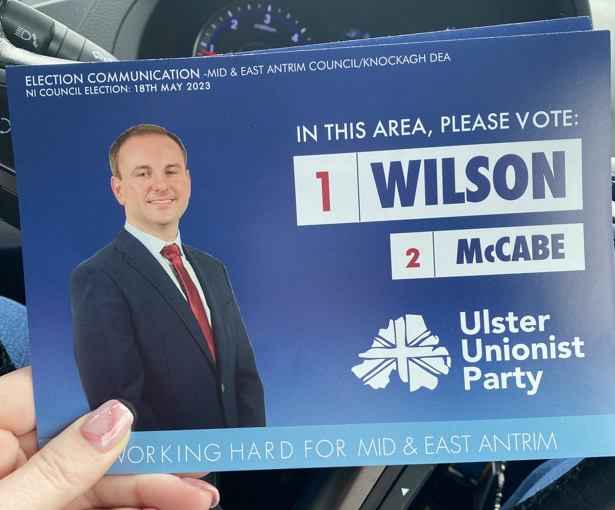 Out helping my good friend @Andy_Wilson1 deliver his leaflets in our local area this afternoon. He works very hard for my vote because I have him tortured on many different issues! 😅

#KnockaghDEA #EastAntrim #Wilson1 #McCabe2
