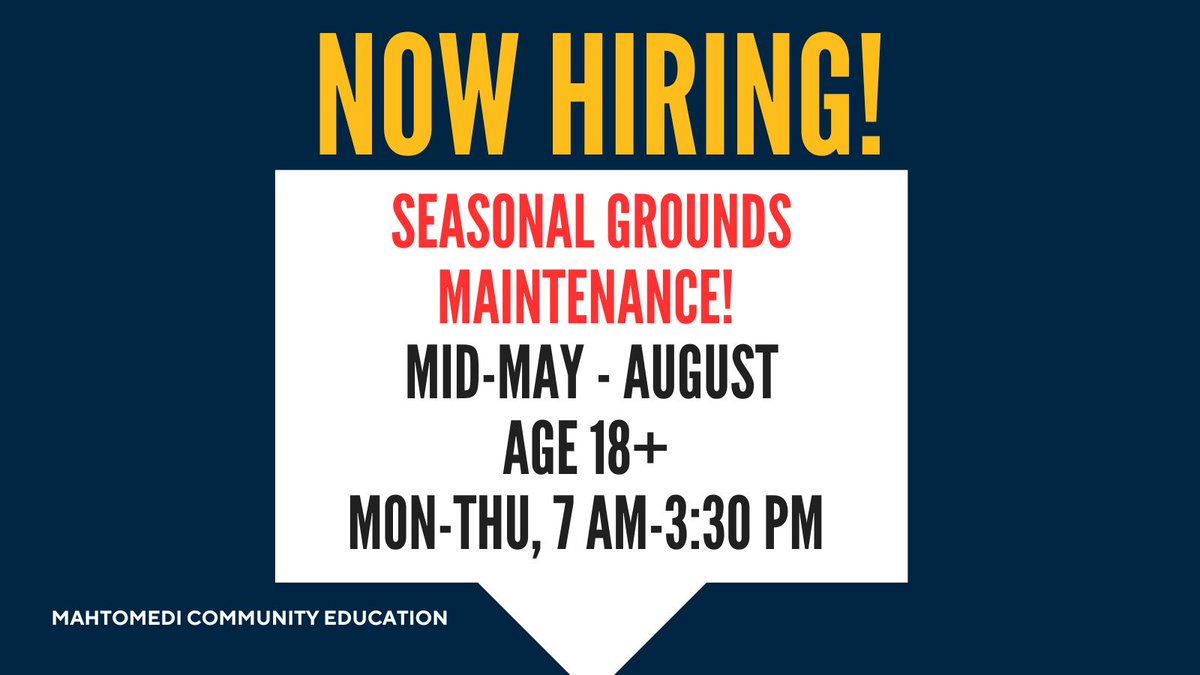 Mahtomedi Community Education tweet media