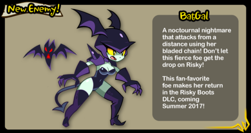 NobodyButChicks's tweet photo. BatGal from Shantae (2002), has little to no Rule34. https://t.co/J5sdIX5oIy