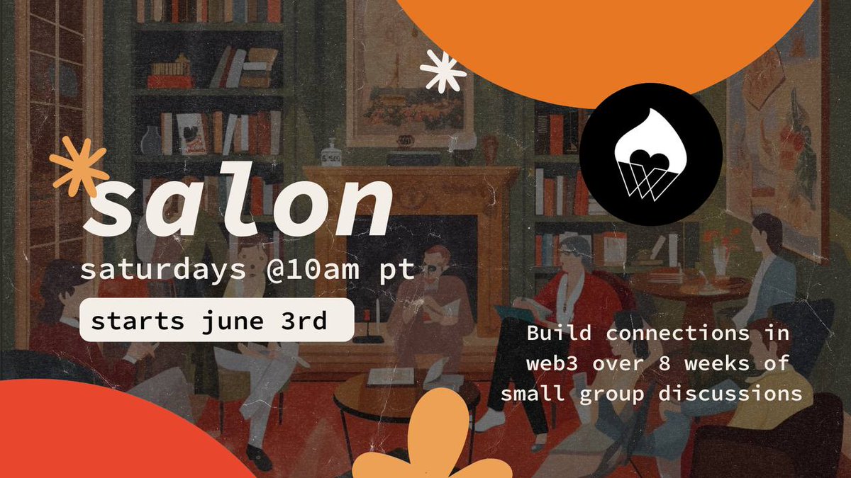 womeninweb3's tweet photo. 📢 Exciting news!

The Women in Web3 Article Club is back with a new and improved iteration: Salon.

Join @emmekwan and @seemcat for an 8-week program of biweekly discussions on articles related to the web3 creator economy.

🧵👇 https://t.co/Bg1iix66Qu