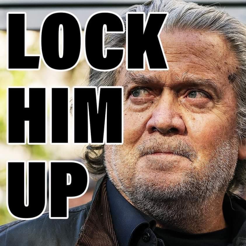 Steven Bannon cronies get stiff jail terms in #BorderWall fraud
He got pardon from TFG for same scheme
But Bannon faces state charges in NY
No pardon will help him there!
Criminal belongs in JAIL #LockHimUp
#ProudBlue #DemVoice1 #Fresh
apnews.com/article/border…