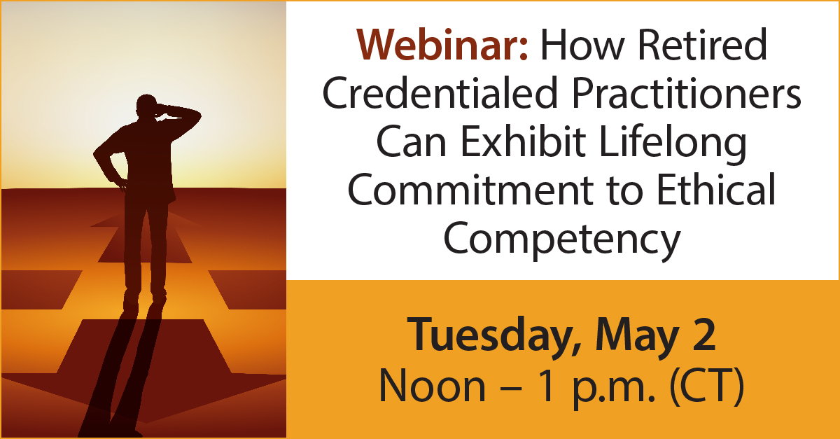 eatrightPRO's tweet photo. If you're a retired #eatrightPRO member, join us for a FREE webinar next week on pathways for maintaining ethical competence after retirement! π
All who tune in will earn ethics credit and strengthen your ethical foundation. Register: https://t.co/sEMFmEtizW
#rdchat #RDNCPE https://t.co/bnQhRM9yD6