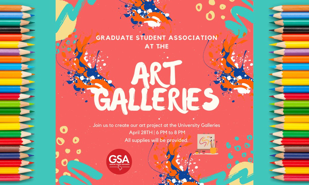 Don't forget to join <a href="/GSA_Ilstu/">Graduate Student Association at ISU</a> for an evening of fun at the <a href="/UGalleriesISU/">University Galleries</a> 🖼

RSVP Here: redbirdlife.illinoisstate.edu/event/9050682