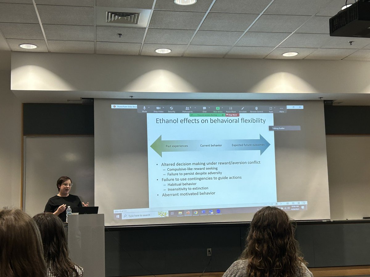 Susanne Ahmari, MD, PhD 🔦🏠 (@ahmari_lab) on Twitter photo excited for @JBarkerLab talk re: the impact of ETOH on behavioral flexibility- welcome to <a href="/PittPsychiatry/">Pitt Psychiatry</a>! excited for @JBarkerLab talk re: the impact of ETOH on behavioral flexibility- welcome to <a href="/PittPsychiatry/">Pitt Psychiatry</a>!