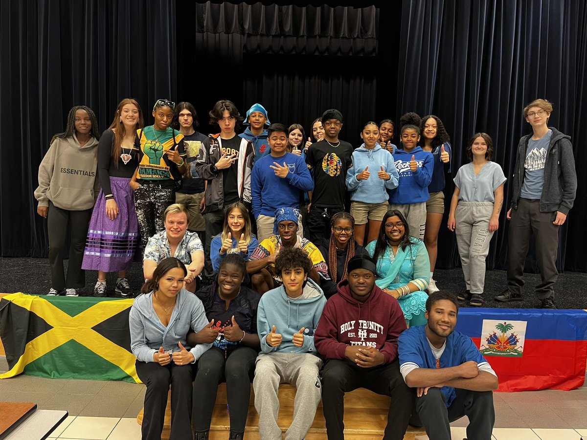 Thank you to this awesome group of students for organizing our first Annual Cultural Heritage Day! Well done!