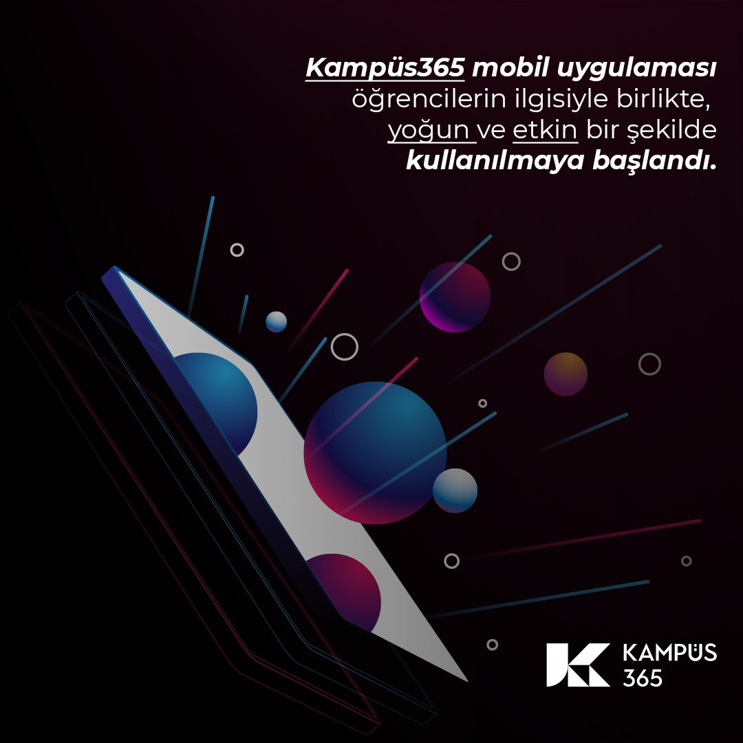 Kampüs365 mobil uygulaması öğrencilerin ilgisiyle birlikte, yoğun ve etkin bir şekilde kullanılmaya başlandı.

Google Play - play.google.com/store/apps/det…

Apple Store - apps.apple.com/tr/app/kampus3…

#Kampüs365 #Webinar #Sınıf365 #SanalSınıf #virtualclassroom #EEğitim #EÖğrenme #ELearning