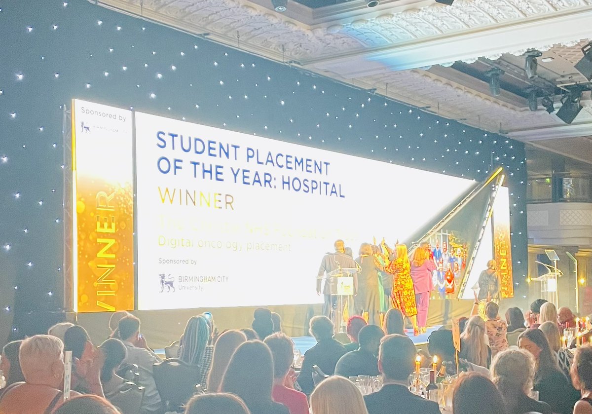 Great to see that The Christie has just won student nurse placement of the year #SNTA @UoS_HealthSoc @UoSDiGiHealth @TheChristieNHS @ljl144 @carol_leblanc9 @SalfordUni