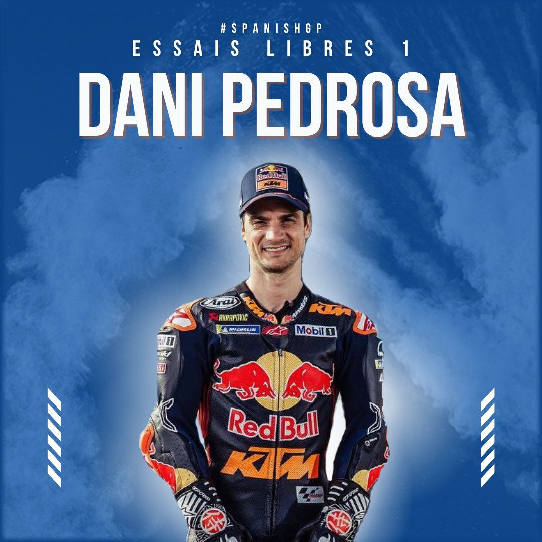 prono_racing's tweet photo. 🏍️ ESSAIS LIBRES 1 &amp; 2 🏍️

Le surprenant Dani Pedrosa a terminé 1er des essais libres 1 de ce matin! Pour cette deuxième séance d'essais, c'est Aleix Espargaro qui se retrouve en haut du classement.

Vous avez maintenant toutes les clés en main pour faire vos pronostics 🫣 https://t.co/1BpC0d3m2Q