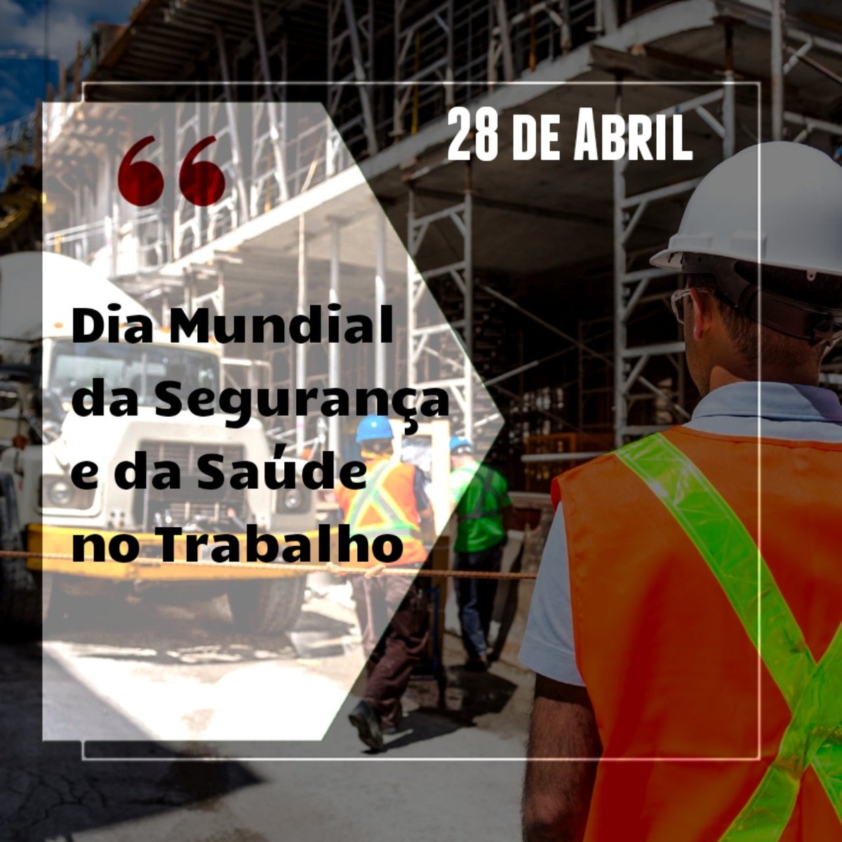 x_safety's tweet photo. O dia 28 de abril foi escolhido em razão de uma explosão que matou 78 trabalhadores em uma mina no estado da Virgínia, nos Estados Unidos, em 1969. A Agência Senado informa que em 2021, no Brasil, foram comunicados 571 mil acidentes de trabalho e mais de 2.487 mortes no trabalho. https://t.co/mRg1xKzmD4