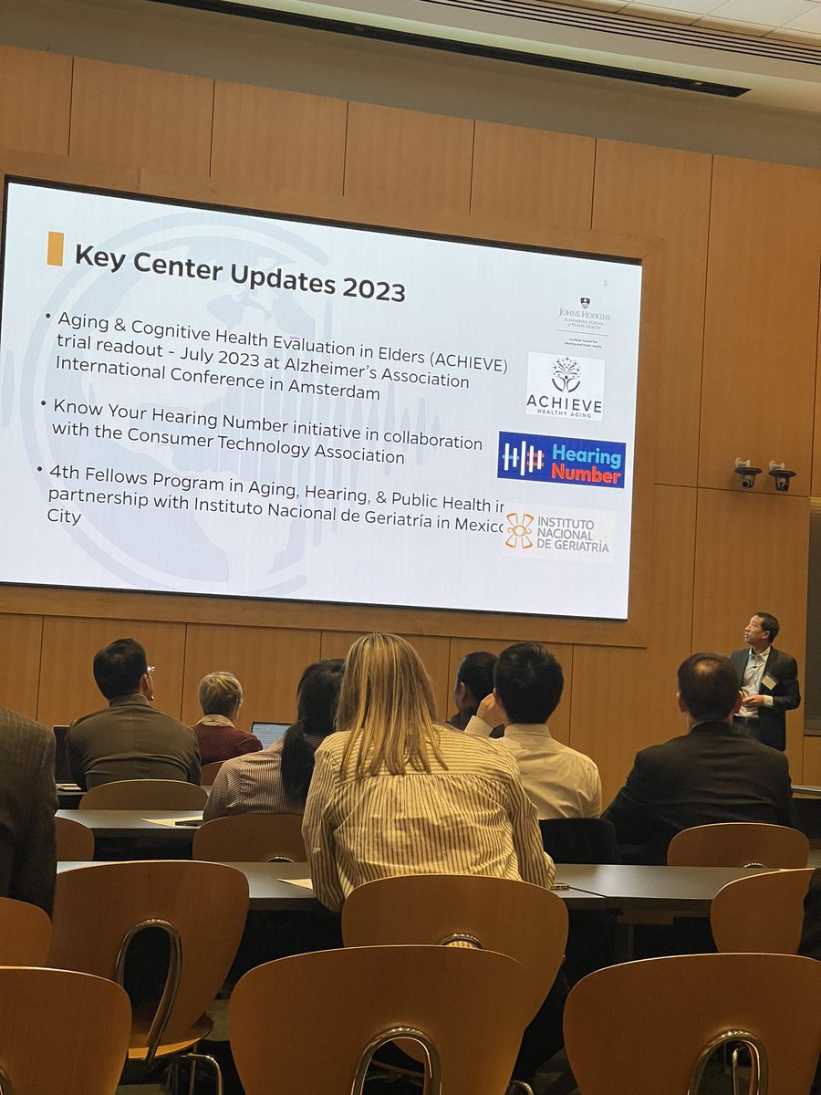 Research Day at <a href="/JHSPH_Hearing/">JHU Cochlear Center for Hearing and Public Health</a> 😍 
#hearing #otology #ent