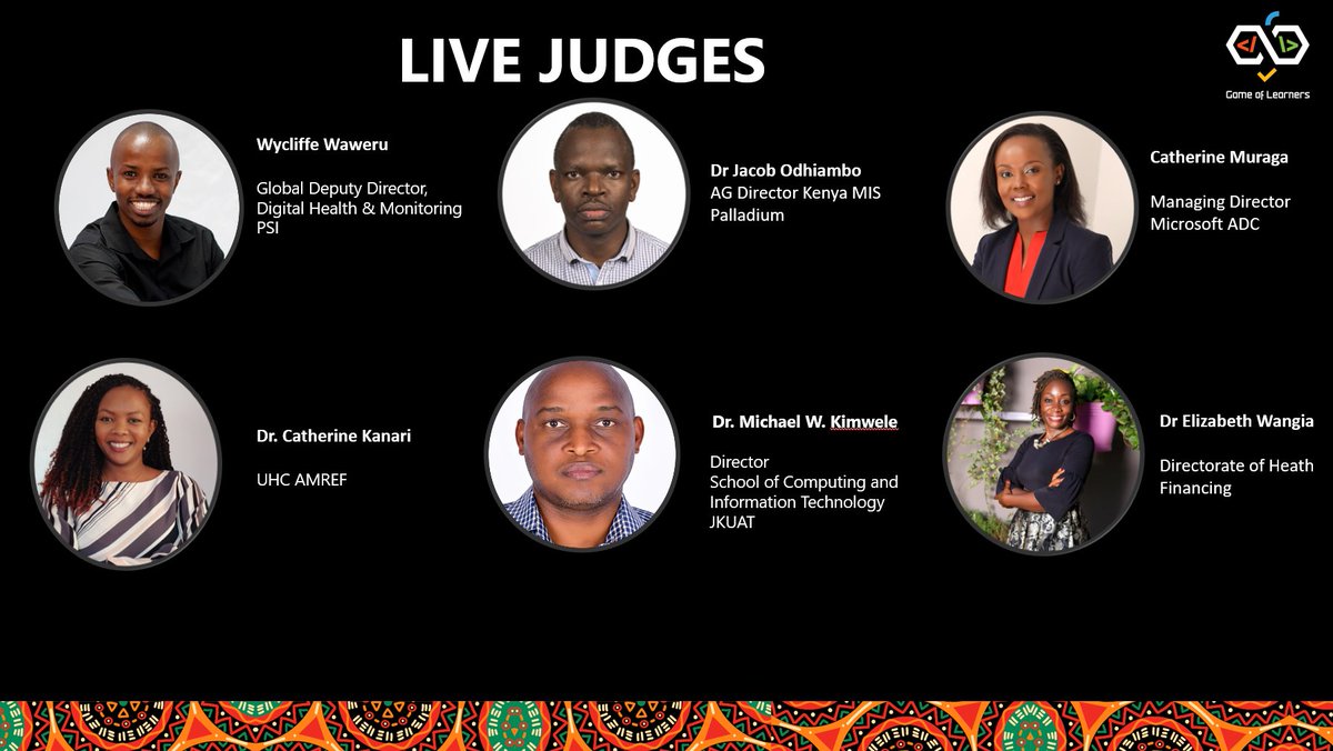 MicrosoftADC's tweet image. Meet our judges for the finale of this season's #GameOfLearners. 😊

Watch Live📽️: youtube.com/watch?v=i_7w8G…

#GOLSeason4 #MicrosoftADC @MSFTGarage