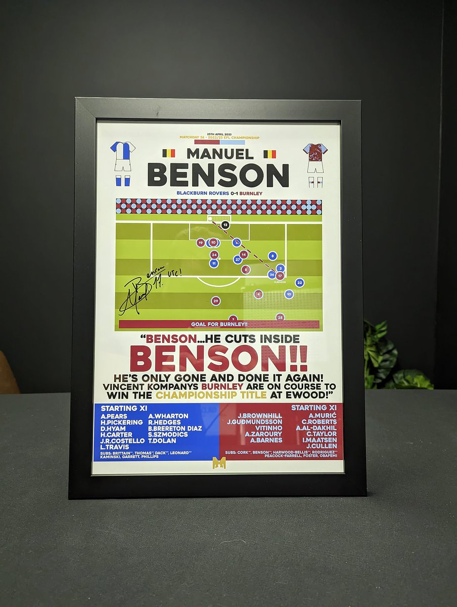 𝗠𝗲𝘇𝘇𝗮𝗹𝗮 (@mezzaladesigns) on Twitter photo 🚨HUGE SIGNED PRINT GIVEAWAY🚨
We've partnered with <a href="/BurnleyOfficial/">Burnley FC (P)</a> to giveaway a MezzalaDesigns.co.uk Manuel Benson v Blackburn A3 Frame!🖼️
Hand Signed by the man himself🇧🇪✍️
To enter 👇
🔄 Retweet this tweet
🤝 Follow us
Good luck!🟣
#twitterclarets #BurnleyFC 🚨HUGE SIGNED PRINT GIVEAWAY🚨
We've partnered with <a href="/BurnleyOfficial/">Burnley FC (P)</a> to giveaway a MezzalaDesigns.co.uk Manuel Benson v Blackburn A3 Frame!🖼️
Hand Signed by the man himself🇧🇪✍️
To enter 👇
🔄 Retweet this tweet
🤝 Follow us
Good luck!🟣
#twitterclarets #BurnleyFC