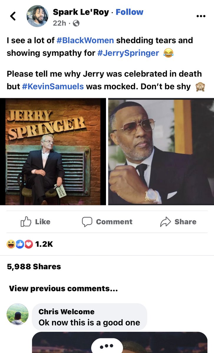 amarihanifahh's tweet image. Facts. One man spoke the hard truth about women while the other one made money off of black people acting a fool