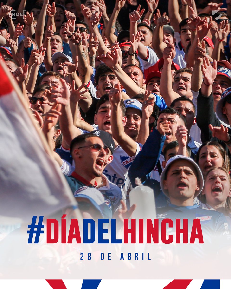 Nacional's tweet photo. Hoy es un día especial para todos aquellos que aman y sienten pasión por su equipo. Para La Primera Hinchada del Mundo, que ha sido pionera en demostrar su amor y lealtad a Nacional, este día es aún más significativo.

¡Feliz #DíaDelHincha a todos los Bolsos del mundo! 💙🤍❤️ https://t.co/8zgyH7c5rl