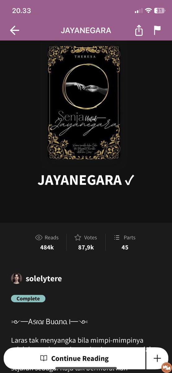 wattpadmenfess_'s tweet photo. /wp/ guys, tolong rate cerita ini dongg☺️🙏 https://t.co/2hPDP3MbGU