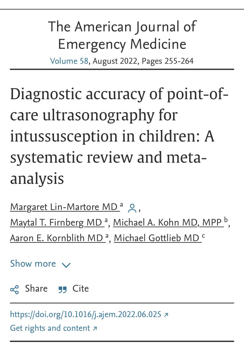 Congratulations to @margalinma and team on the Most Influential Article for Pediatric Emergency Medicine in 2023 @pocusnetwork #PAS2023