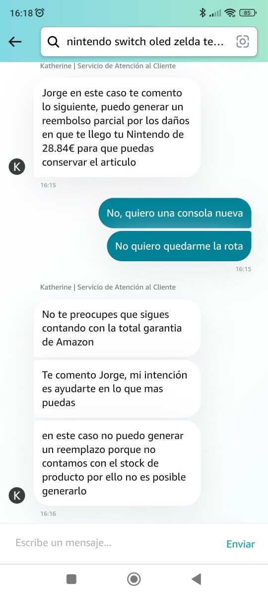 PacoPepeJr21's tweet image. Si algo tenia claro es que la se iba a llevar la ostia era la mia gracias @AmazonUK  #AmazonEspaña

Por supuesto sin posibilidad de reemplazo

#TearsOfTheKingdom