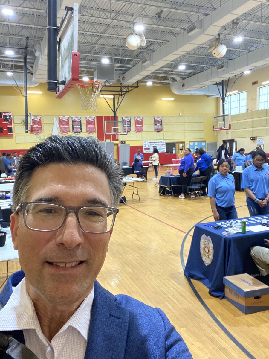 Happy career day for students today.. !! great event at Hudson K8 in Birmingham