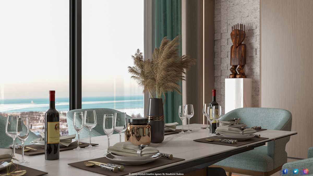 CrystalCreativ_'s tweet photo. The dining room is one of the important spaces that should be of attraction and special elements, so wait no more consult our expert designers.

#interiordesign #interiorstyling #interiordecor #interiorinspiration #luxuryhomes #homesweethome #interiorarchitecture #diningroom https://t.co/6ymVNNrtwY
